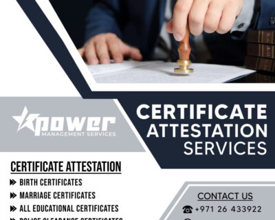 Certificate-attestation-services