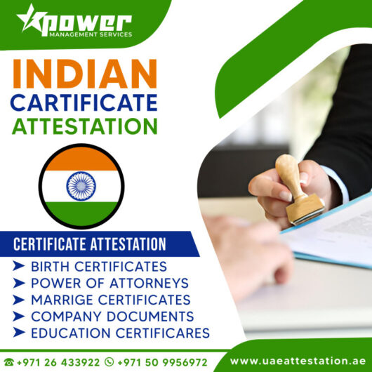 Indian certificate attestation