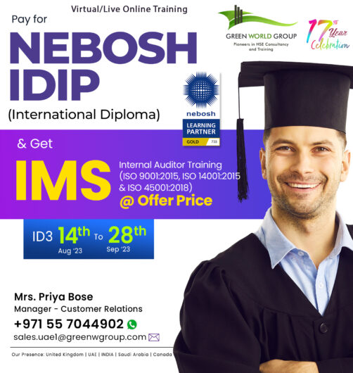 Nebosh IDip in Dubai , UAE