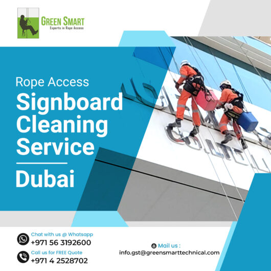 Elevate Your Business with Dubai Heights Signboard Cleaners