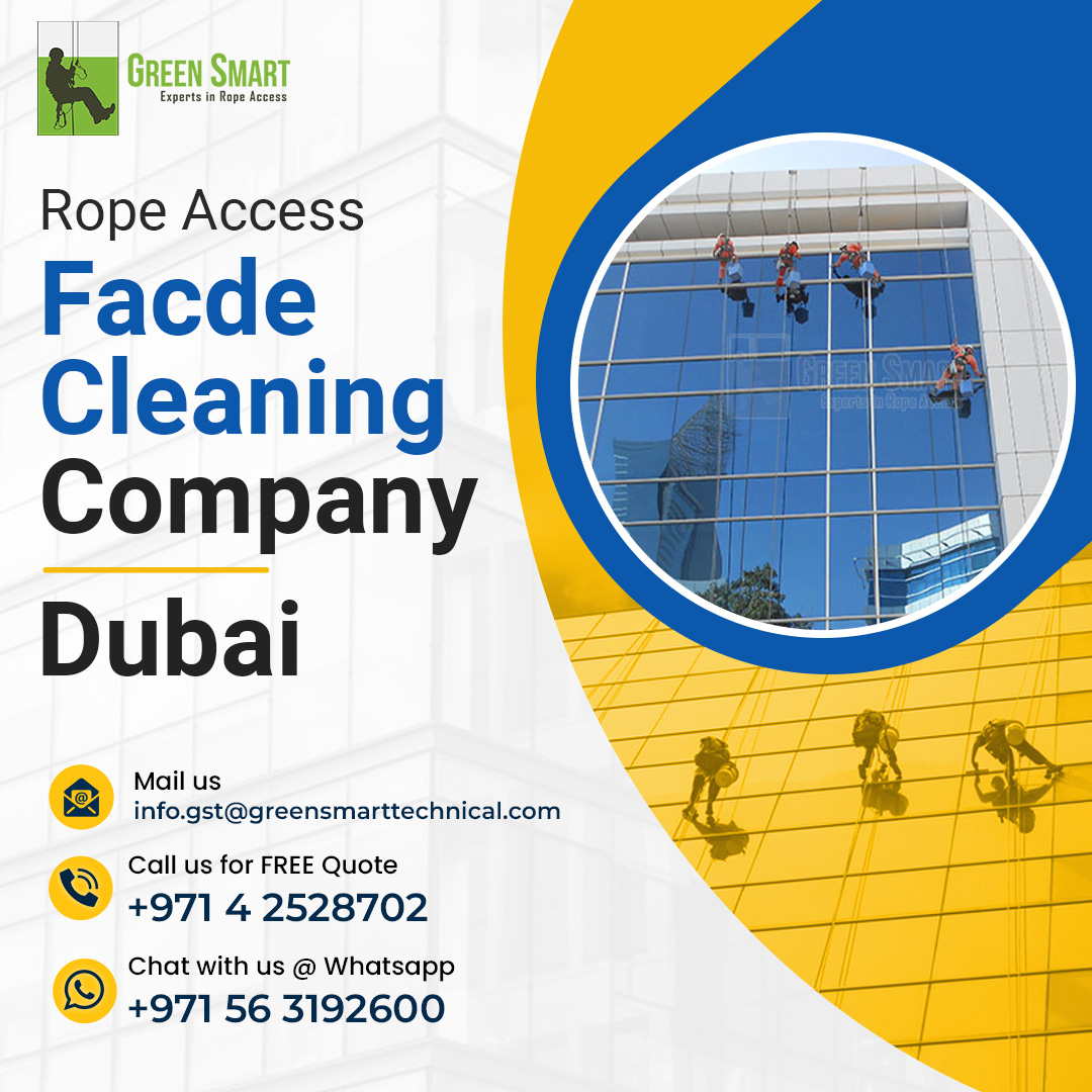 Top-Notch Rope Access Facade Cleaning Services in Dubai