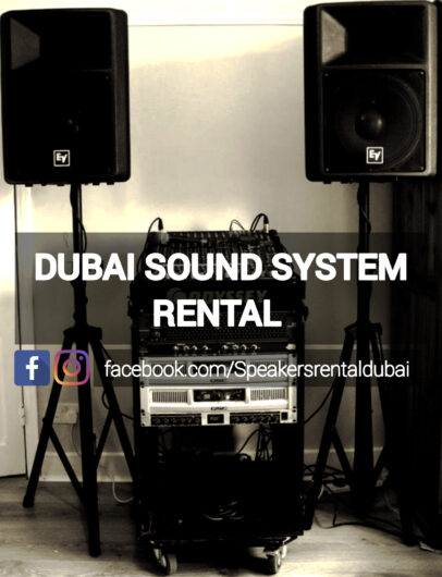 Dubai Sound System Rental | Speaker Rental y