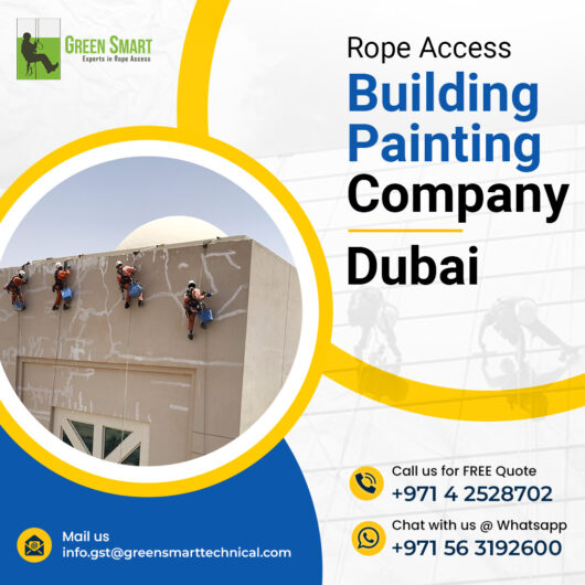 Rooftop Access Building Painting Company Dubai