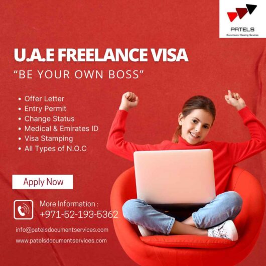 Get the 2Years U.A.E Freelance Visa within 5 to 7 working days.