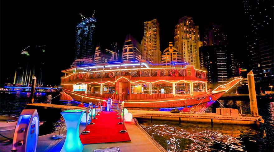 DHOW CRUISE DINNER AT DUBAI CREEK