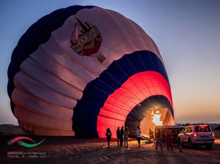 Explore Dubai from Above: Hot Air Balloon Adventure