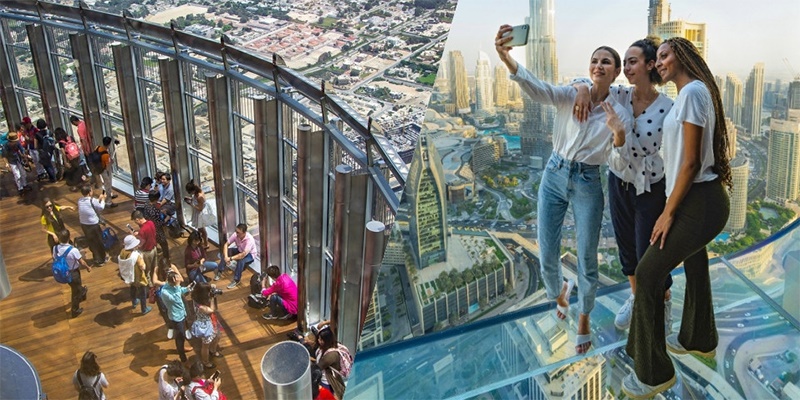 City Tour with an Exquisite Burj Khalifa Adventure 124th floor with Amersons Travel and Tours