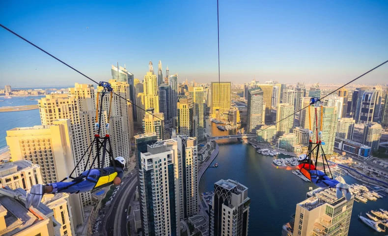 Dubai Marina Zipline