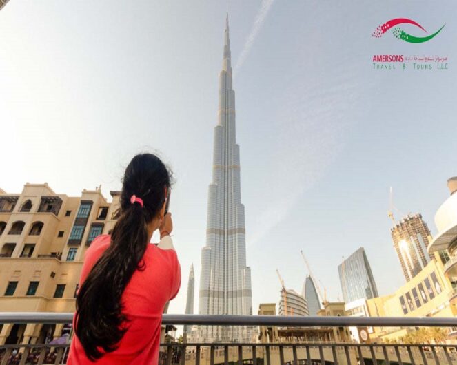 City Tour with an Exquisite Burj Khalifa Adventure 124th floor with Amersons Travel and Tours