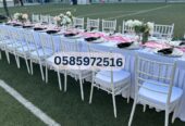 Rent chairs and tables for event and parties