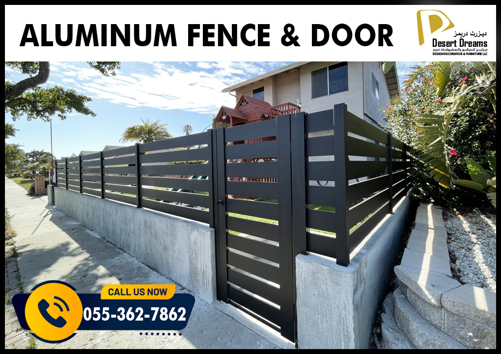 Aluminum Fencing Work in Dubai | Powder Coating Aluminum Fence | Aluminum Storage Solutions.
