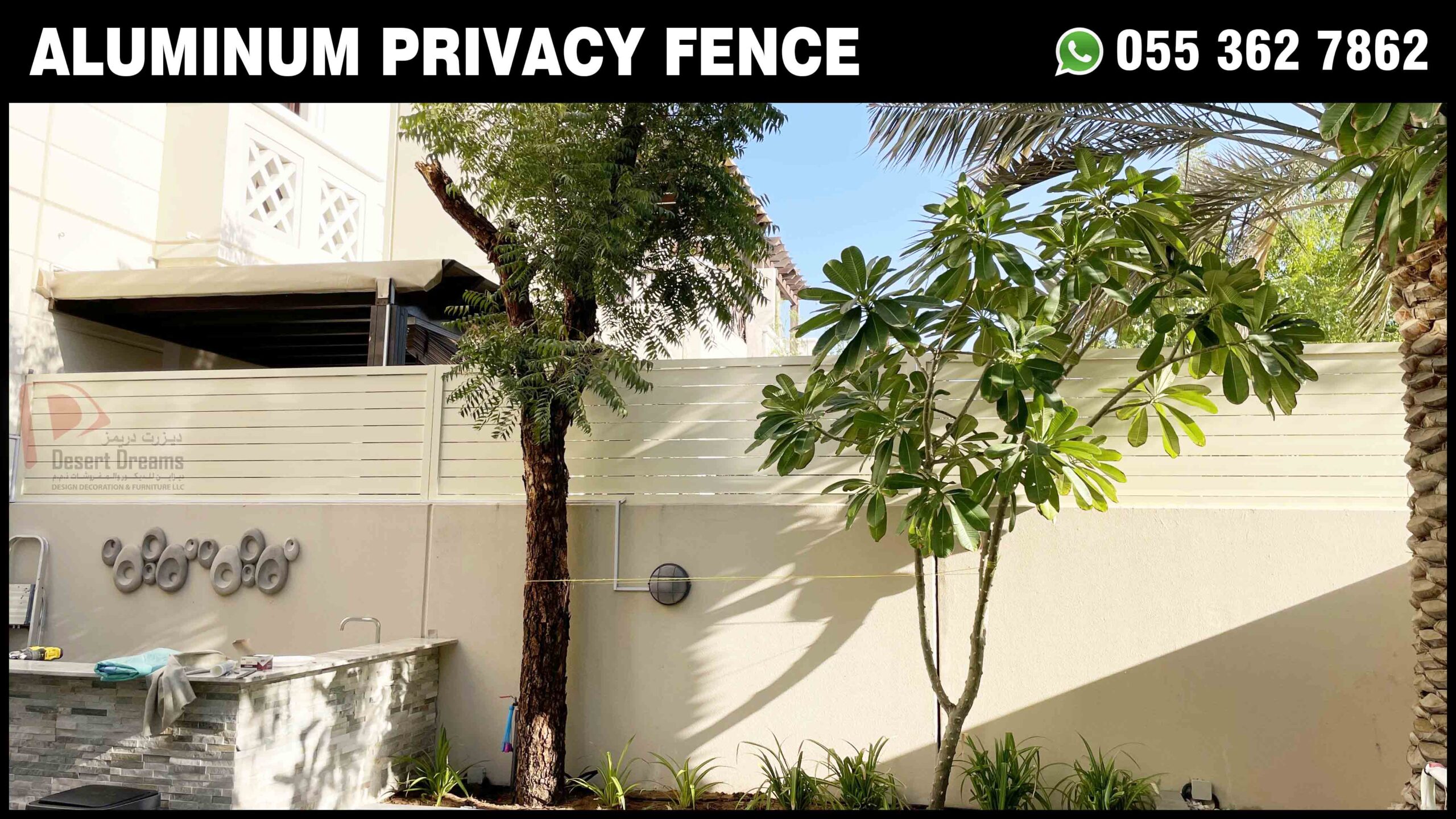Aluminum Fencing Work in Dubai | Powder Coating Aluminum Fence | Aluminum Storage Solutions.
