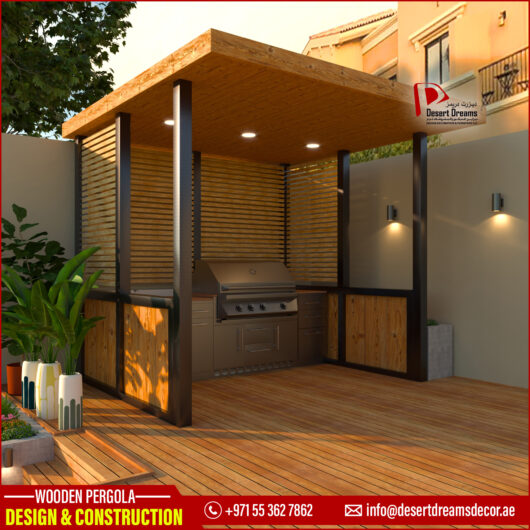 Wooden Cabanas Suppliers in Uae | African Teak Pergola Uae.