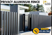 Aluminum Fencing Work in Dubai | Powder Coating Aluminum Fence | Aluminum Storage Solutions.