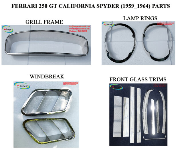 Ferrari 250 GT California Spider parts (1959-1964)