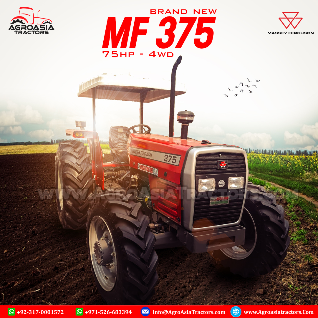 Brand New MF 375 2WD/4WD Tractors for Sale in UAE