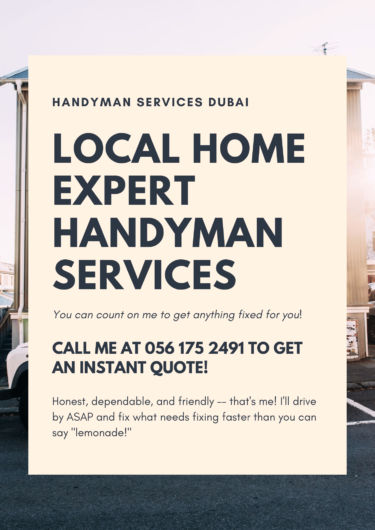 Handyman Services Dubai | Home Improvements & Maintenance Services