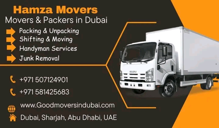 Hamza Movers Packers Service in Dubai 0507124901