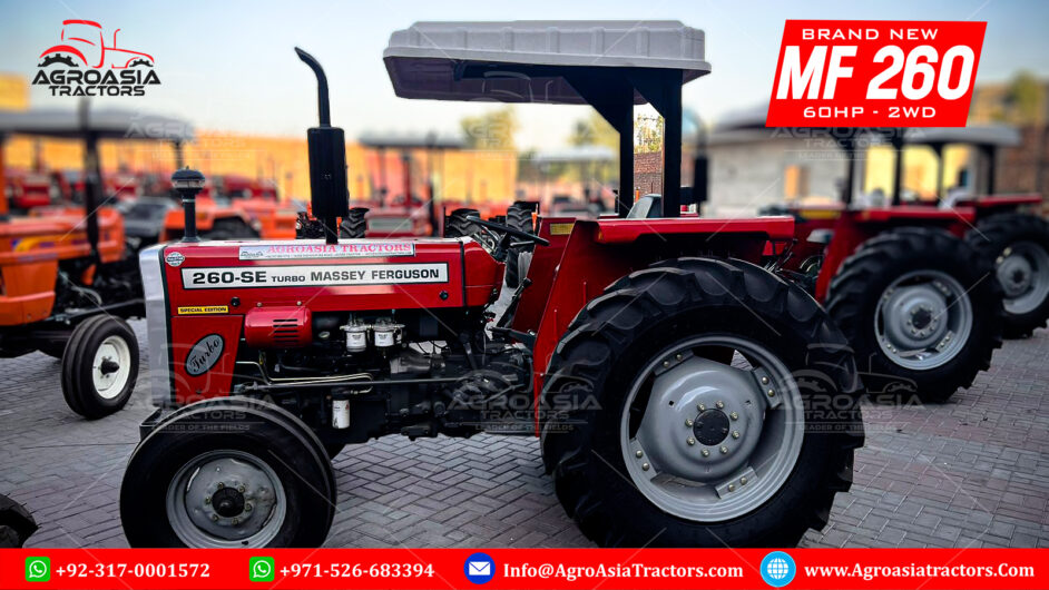 Brand New MF 260 2WD 60HP Tractor For Sale in UAE