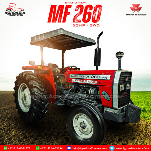 Brand New MF 260 2WD 60HP Tractor For Sale in UAE