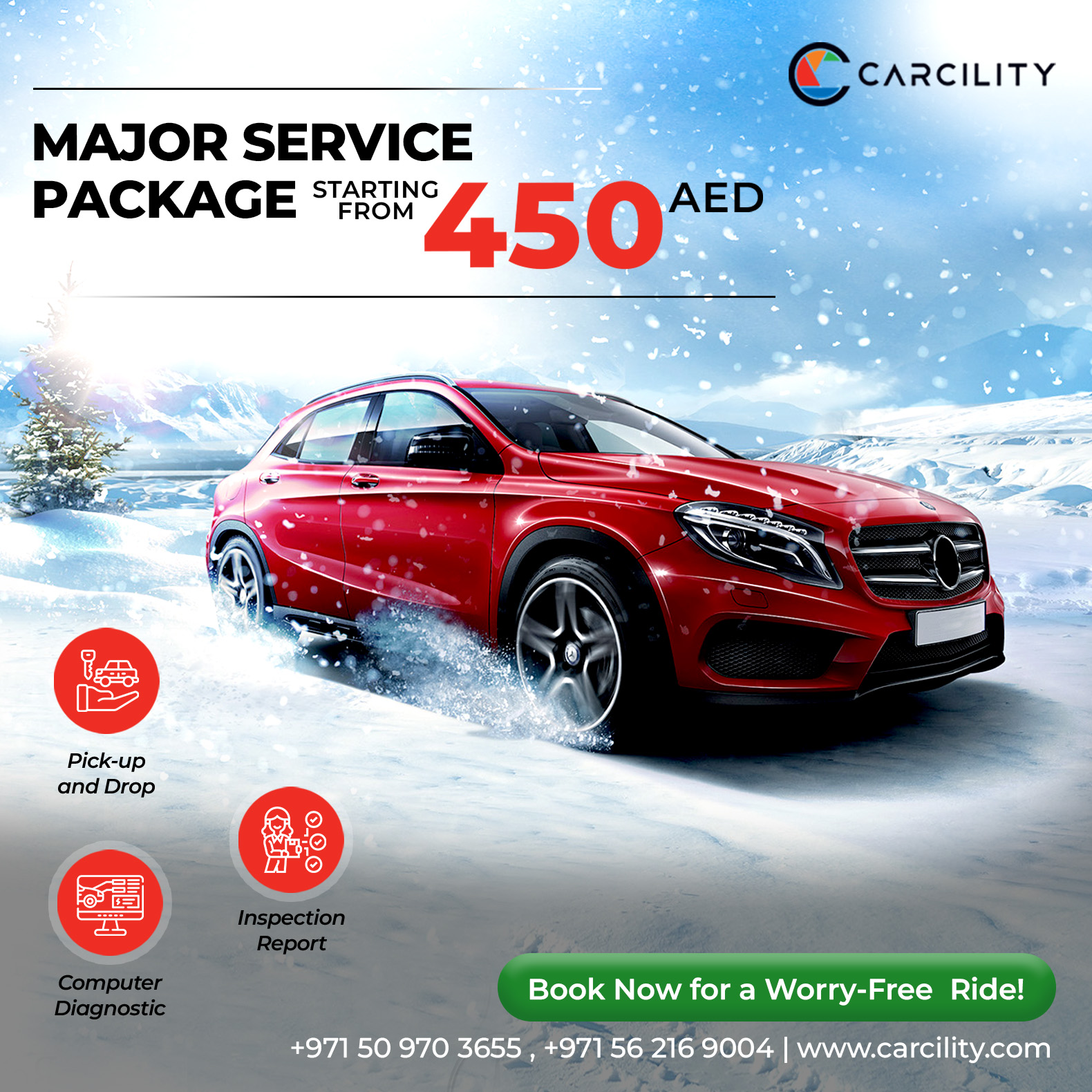 Get Hassle-Free Car Service in Dubai, Sharjah and Abu Dhabi