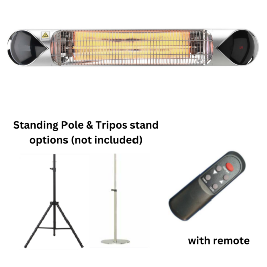 Carbon Fiber Electric Heater features carbon fiber lamp filament