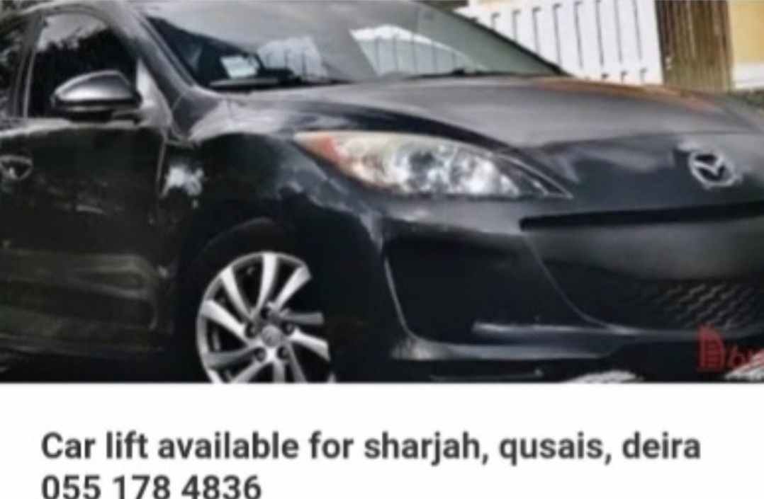 Car lift service available for sharjah and al qusais 055 178 4836