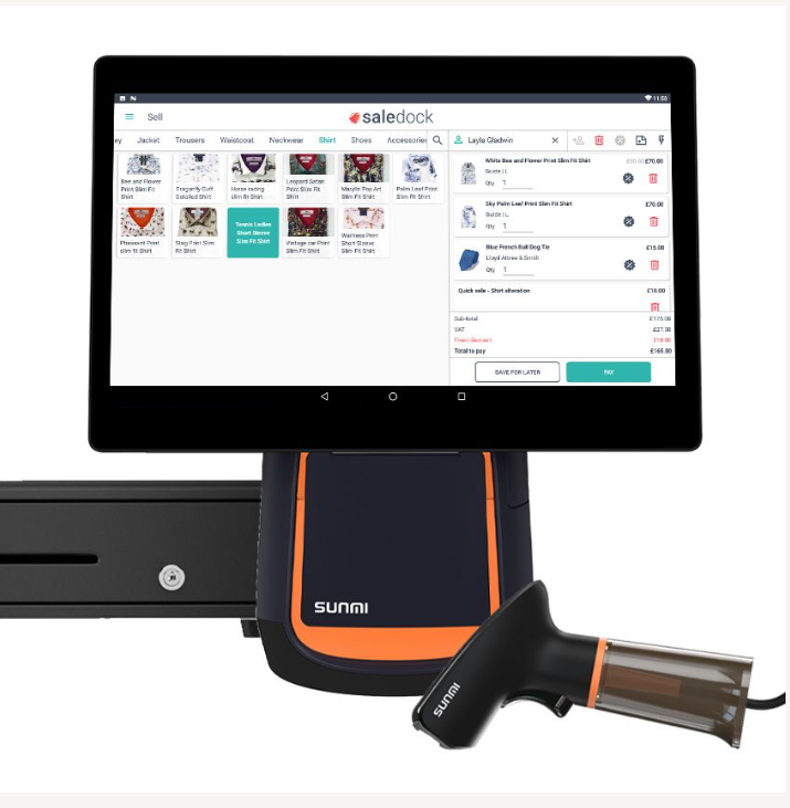 SUNMI T2S LITE SINGLE SCREEN / E-POS XTREME TURBO V2 J1900