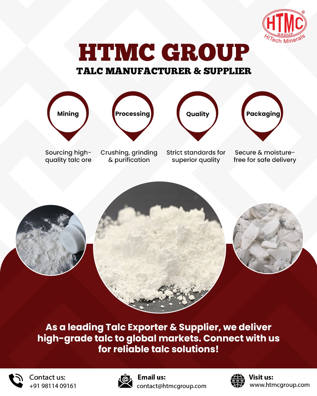 HTMC Group – Leading Talc Powder Manufacturers in India
