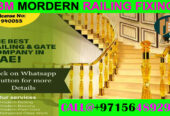 Modern Staircase Railing Fixing Contractor Ajman Dubai Sharjah
