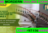 Modern Staircase Railing Fixing Contractor Ajman Dubai Sharjah
