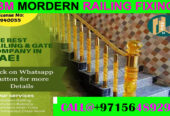 Modern Staircase Railing Fixing Contractor Ajman Dubai Sharjah