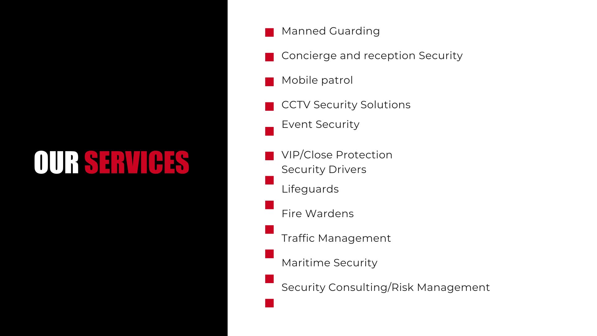 event security services in dubai