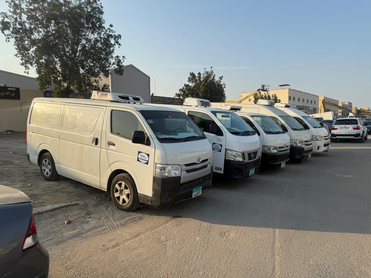 Chiller Vans for Rent in UAE Abu Dhabi Dubai AL Ain