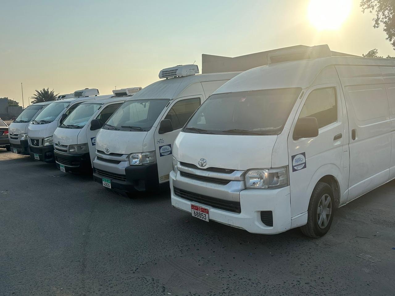 Chiller Vans for Rent in UAE Abu Dhabi Dubai AL Ain