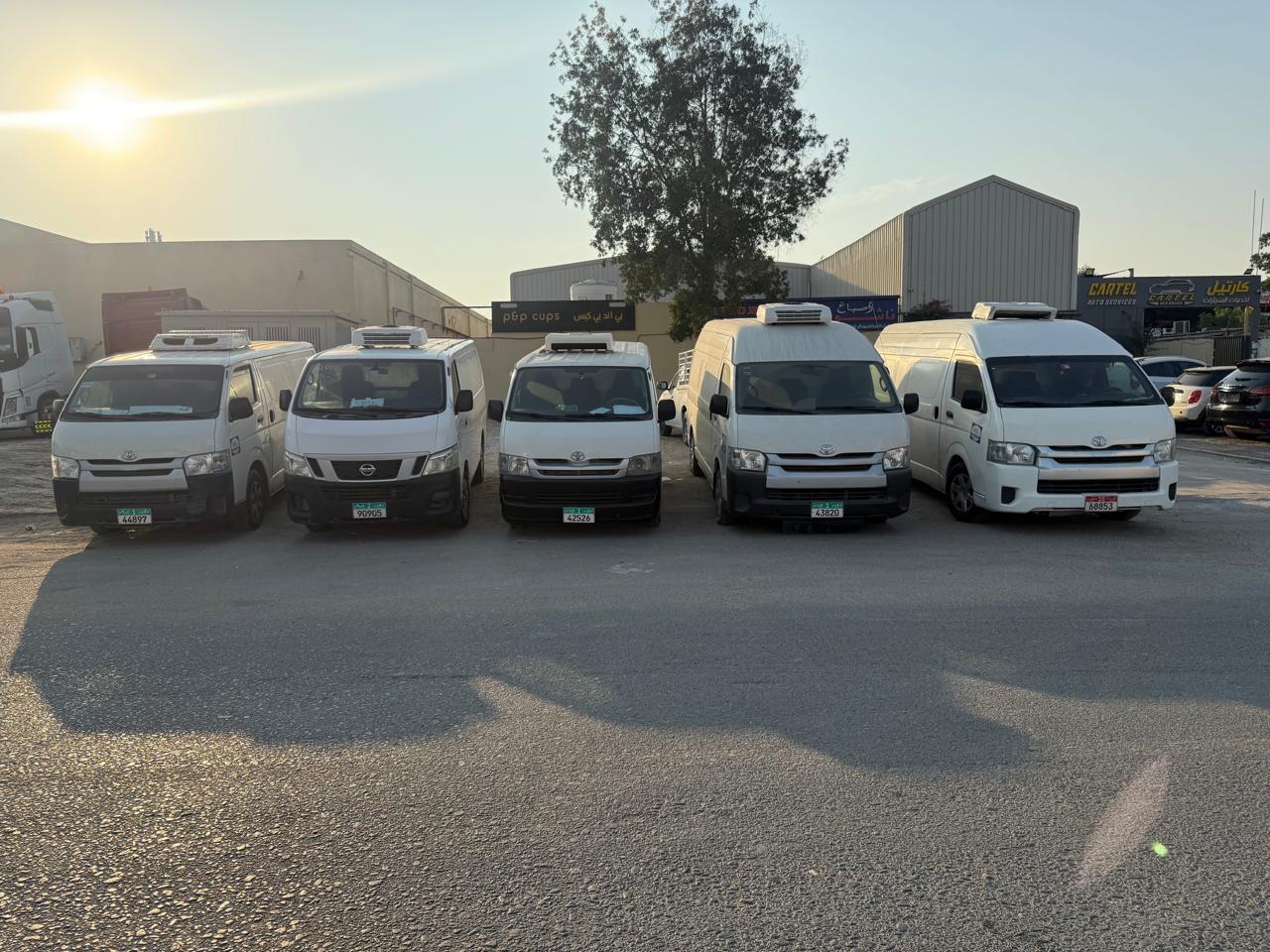 Chiller Vans for Rent in UAE Abu Dhabi Dubai AL Ain