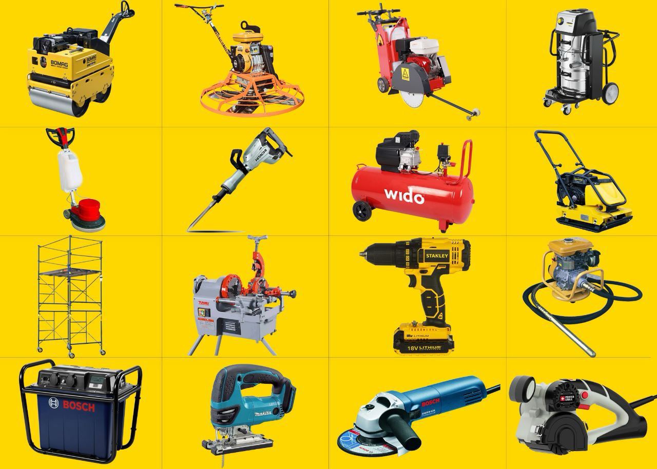 Equipment rental agency in Dubai