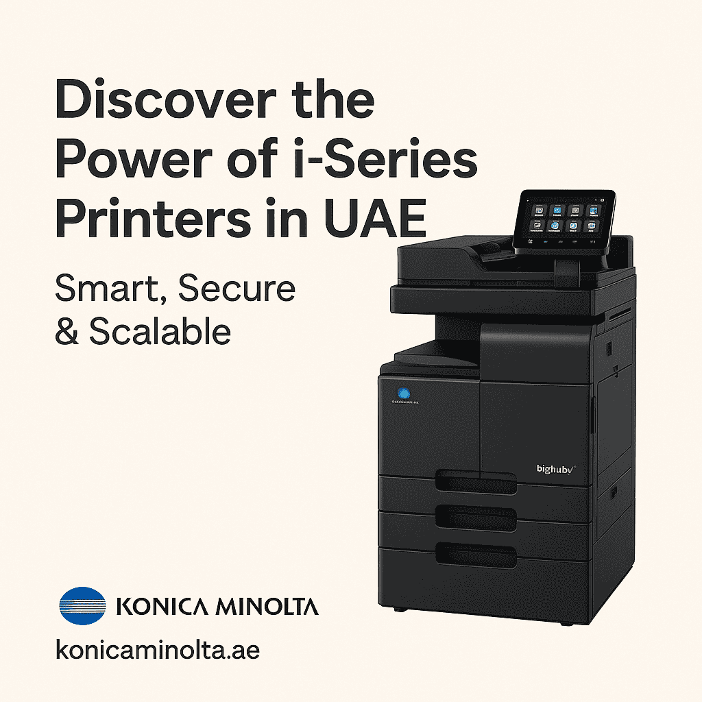 Discover the Smart, Secure, and Scalable Konica i-Series Printers.
