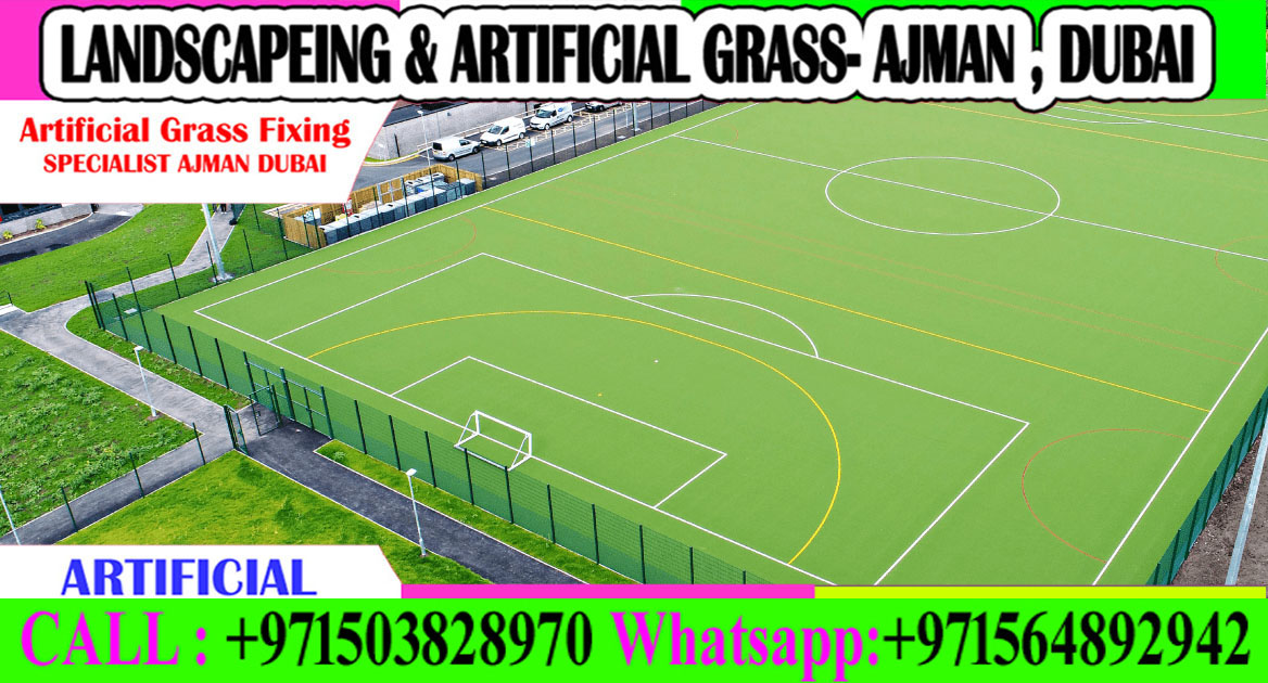 Football field Artificial Grass Fixing Dubai , ajman Sharjah