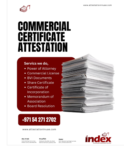 Certificate attestation in uae