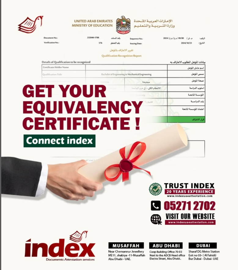 Certificate attestation in uae