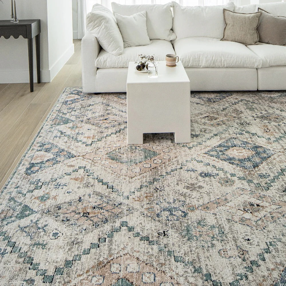 Zen Sandy Carpet – Fading Diamond Transitional Design