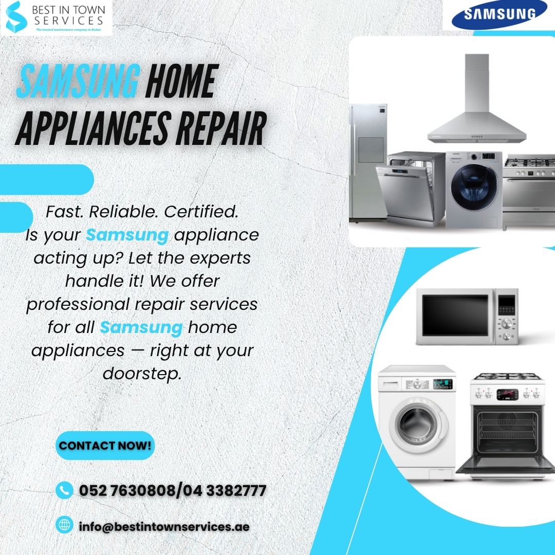 Best In Town Services – Samsung Home Appliances Repair Services