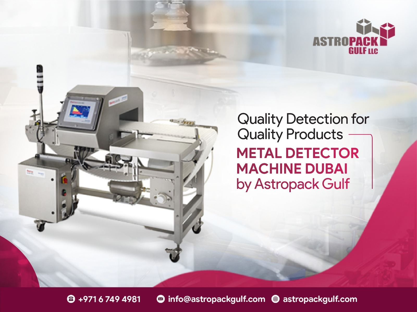 Astropack Delivers Smart Metal Detector Machine UAE for Modern Industries
