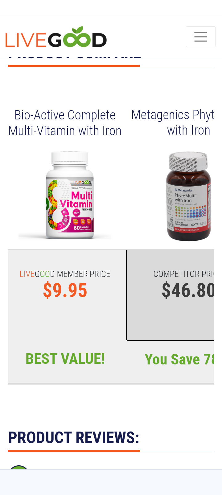 Bio – Active Complete Multi- Vitamin for Women with Iron