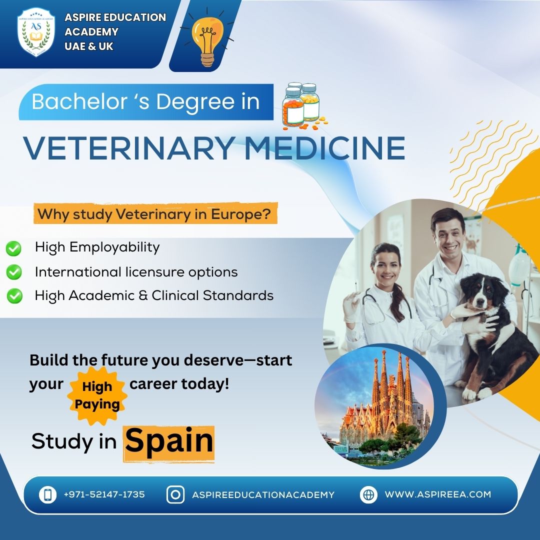 bachelor in veterinary medicine in Spain