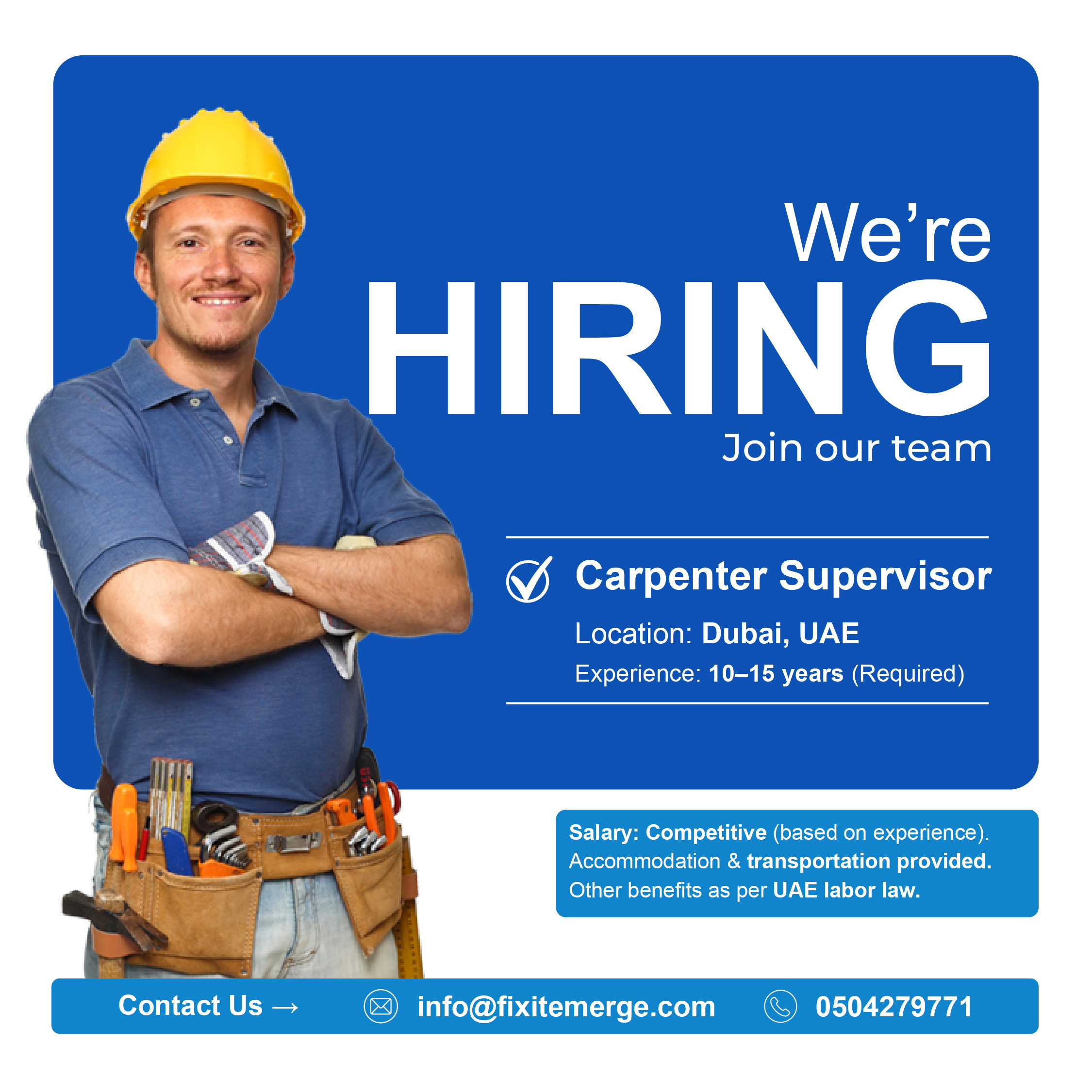 carpenter supervisor