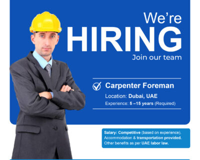 carpenter-Foreman-hiring
