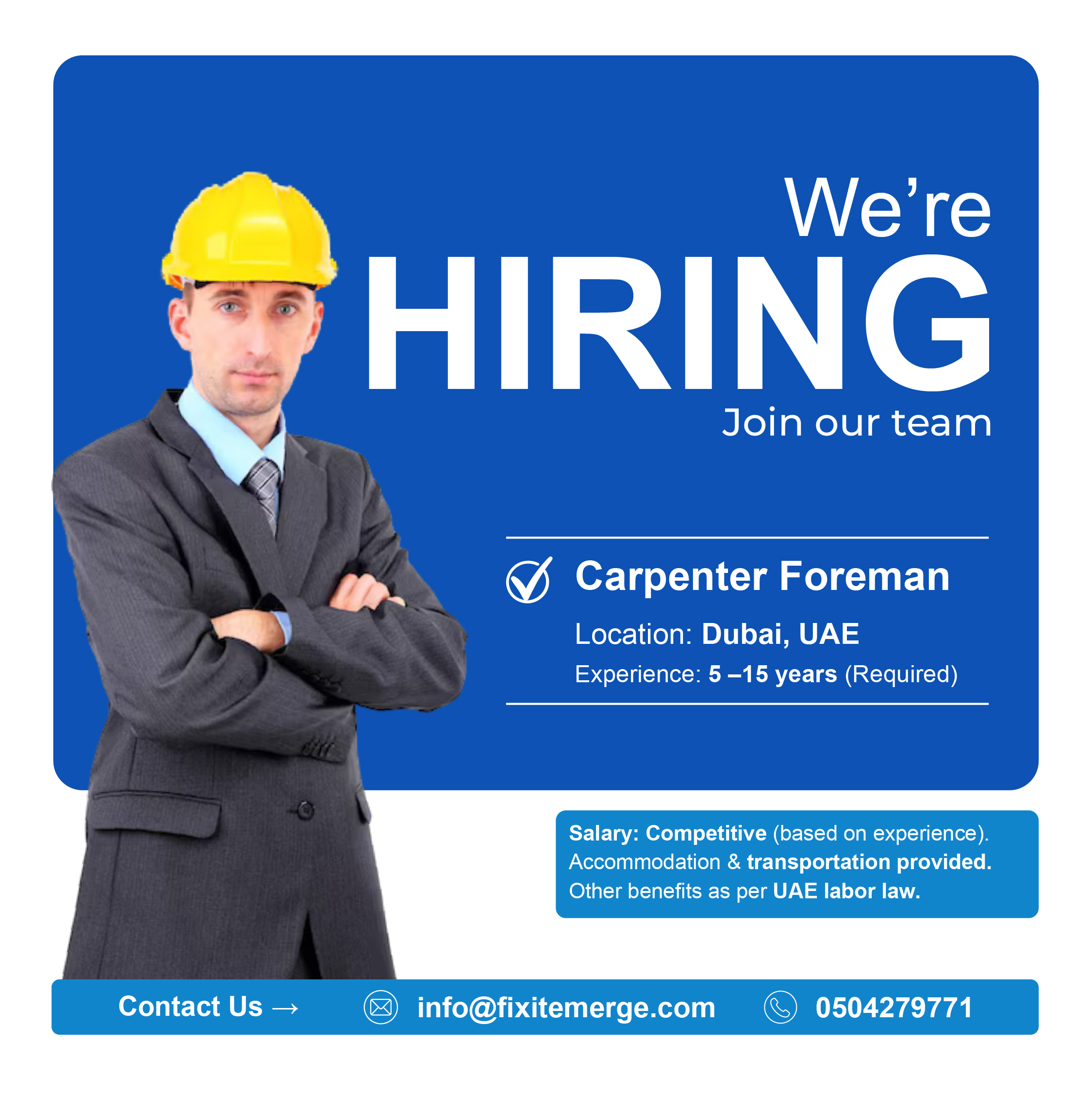 carpenter foreman