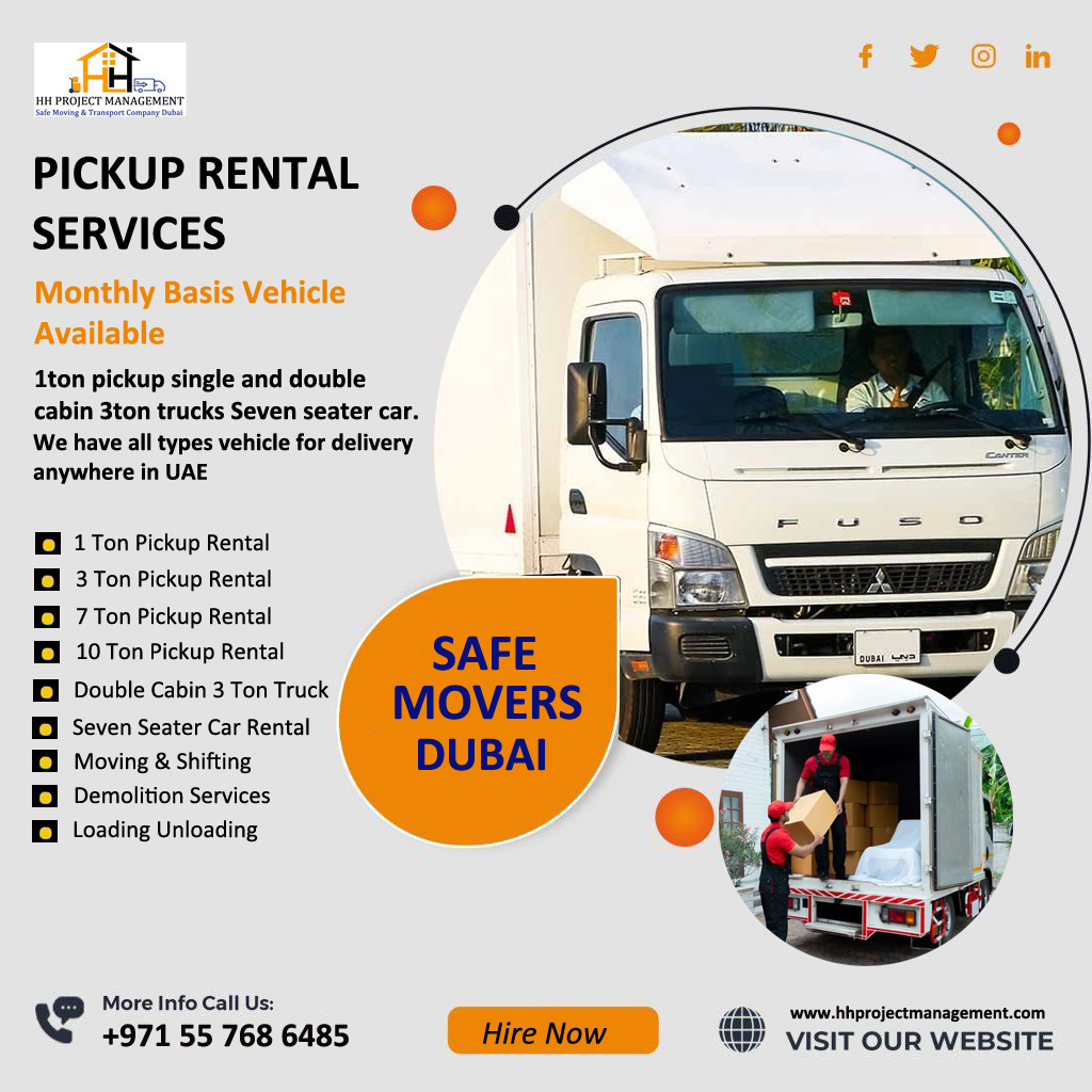 Pickup Rental Services Dubai